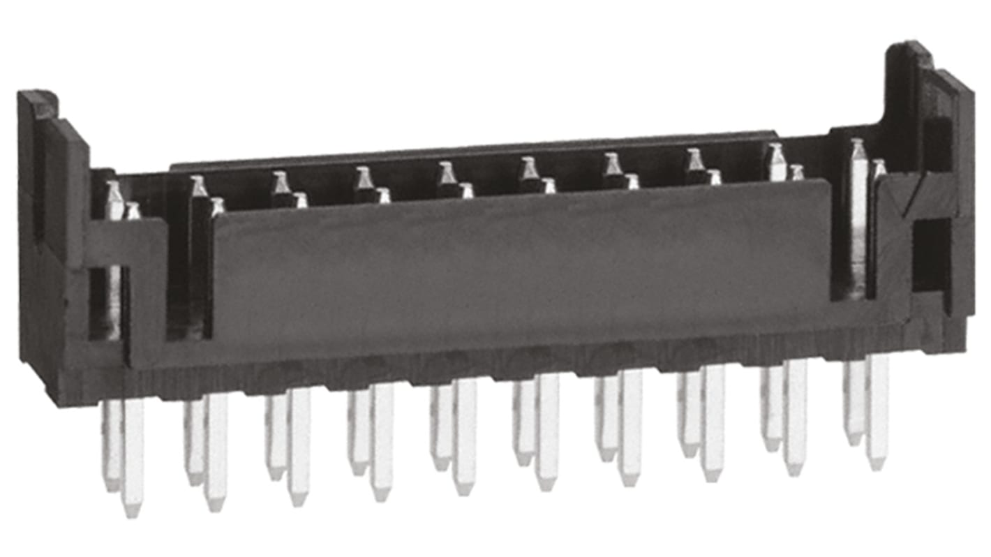 Hirose 20p双排排针 直向板对板, 线对板连接器, 2.0mm间距, 2.0A, 250.0 V, THT安装, DF11系列