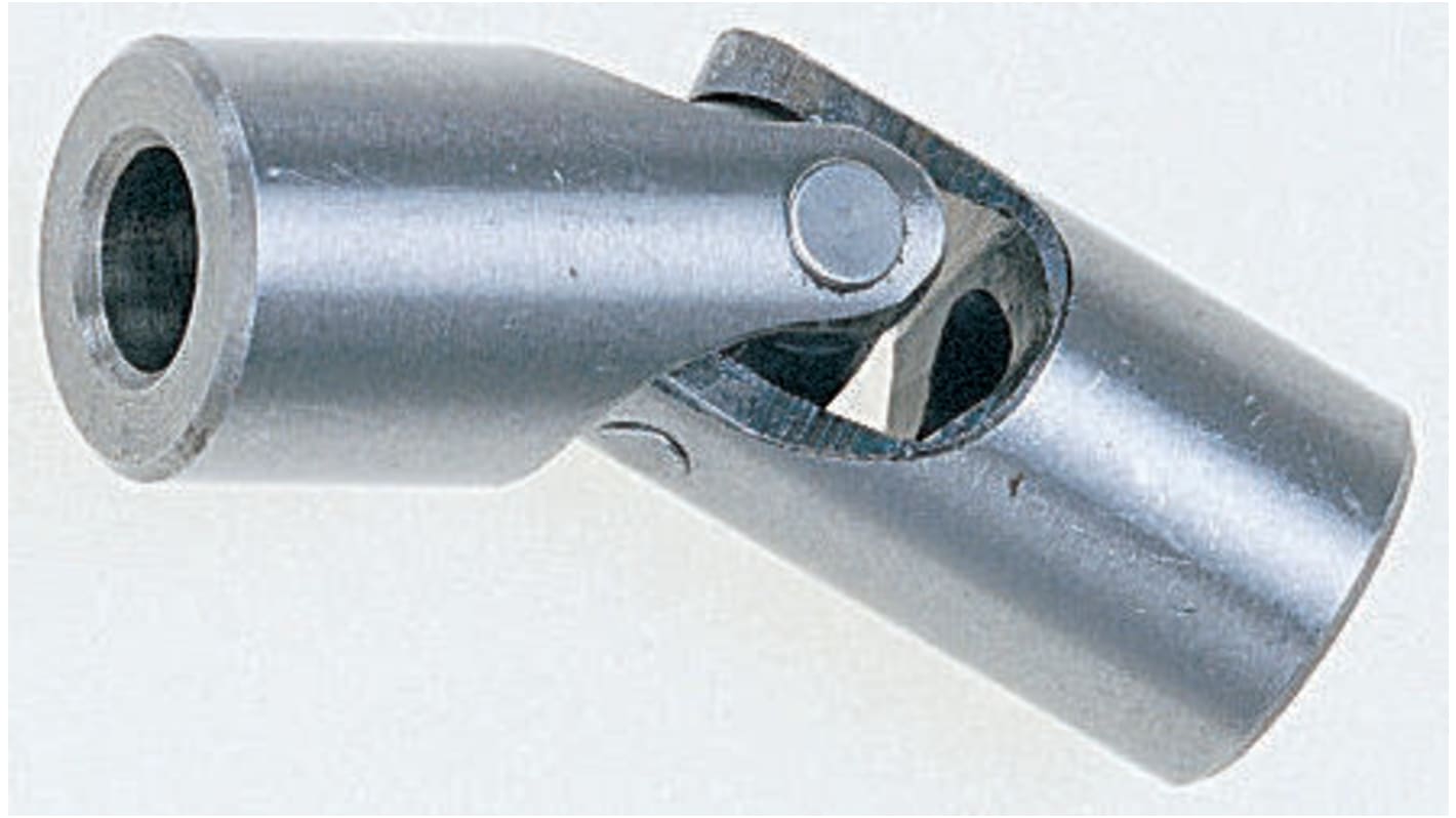Huco Universal Joint 177.06.1414, Single, Plain, Bore 3 x 3mm, 18mm Length