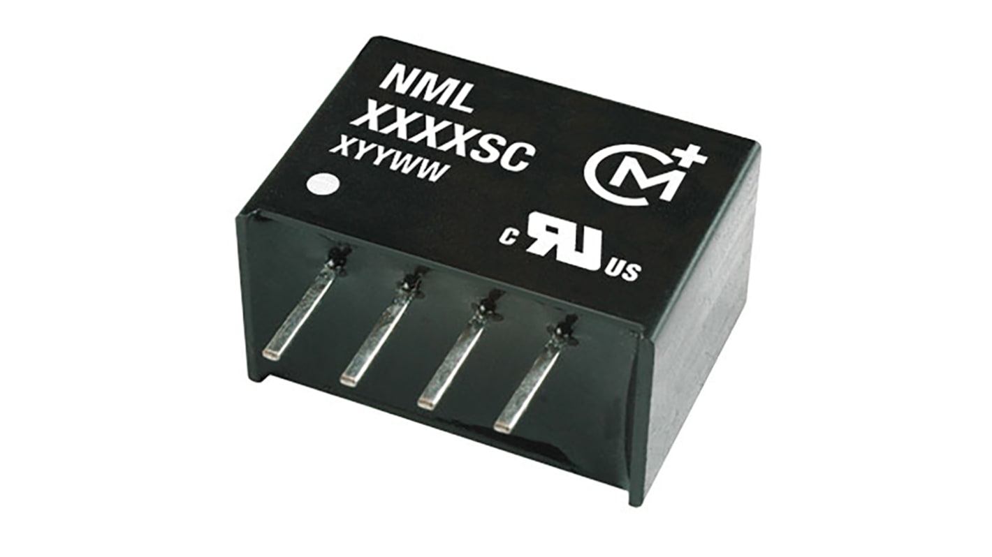 Murata Power Solutions NML DC-DC Converter, 9V dc/ 222mA Output, 10.8 → 13.2 V dc Input, 2W, Through Hole, +85°C