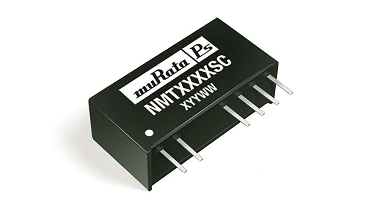 Murata Power Solutions NMT DC-DC Converter, -72V dc/ 14mA Output, 10.8 → 13.2 V dc Input, 3W, Through Hole,
