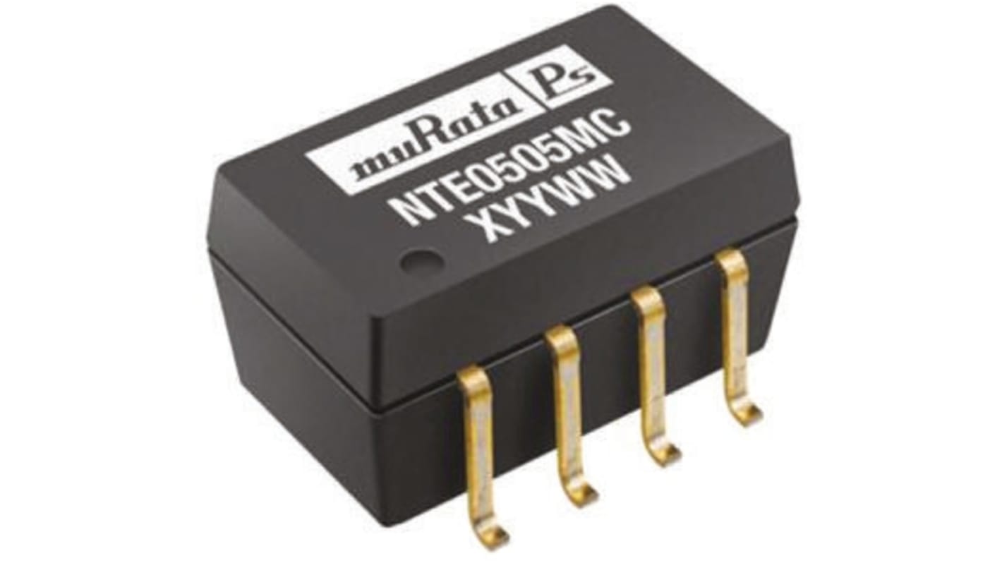 Murata Power Solutions NTE DC-DC Converter, 9V dc/ 111mA Output, 10.8 → 13.2 V dc Input, 1W, Surface Mount,