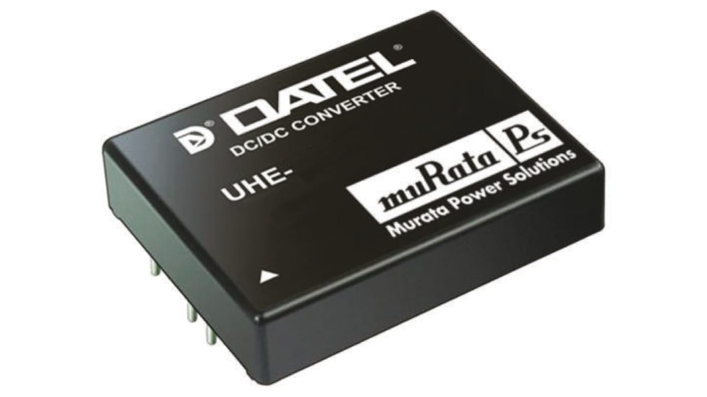 Murata Power Solutions UHE DC-DC Converter, 15V dc/ 2A Output, 9 → 36 V dc Input, 30W, Through Hole, +85°C Max