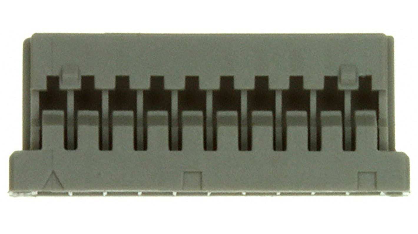 Hirose, DF14 Female Connector Housing, 1.25mm Pitch, 10 Way, 1 Row