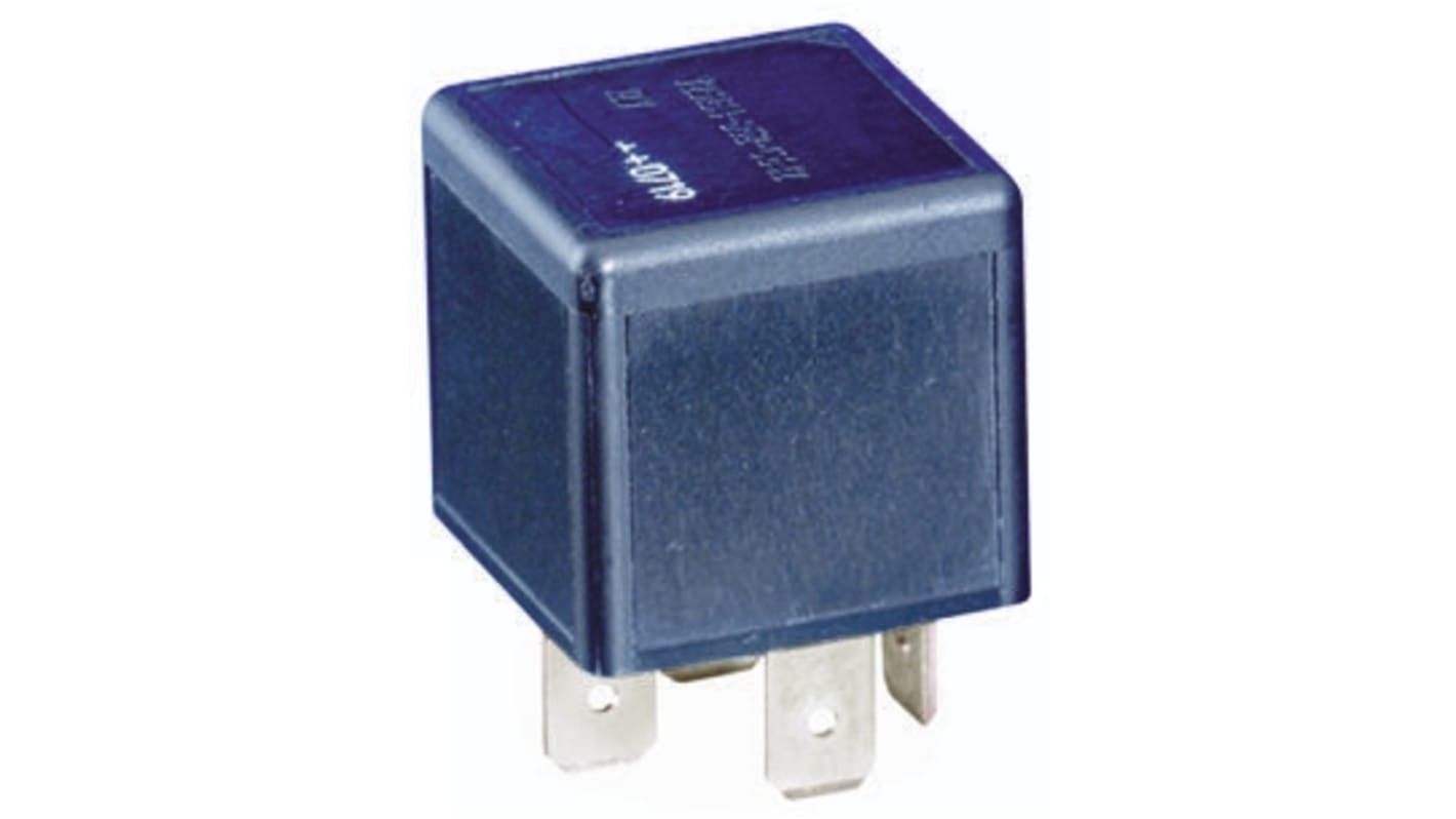 TE Connectivity Plug In Automotive Relay, 12V dc Coil Voltage, 40A Switching Current, SPST