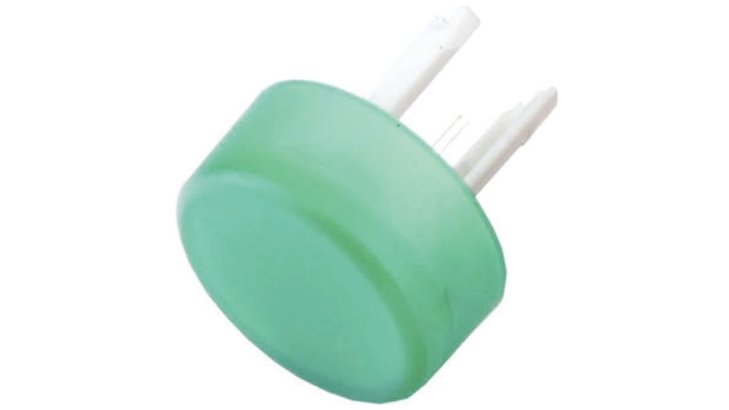 EAO Green Round Push Button Lens for Use with 19 Series