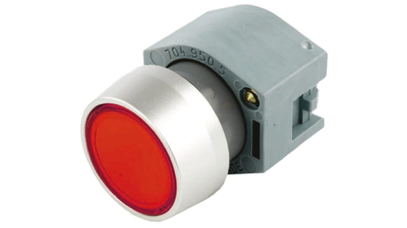 EAO Red Momentary Push Button Head