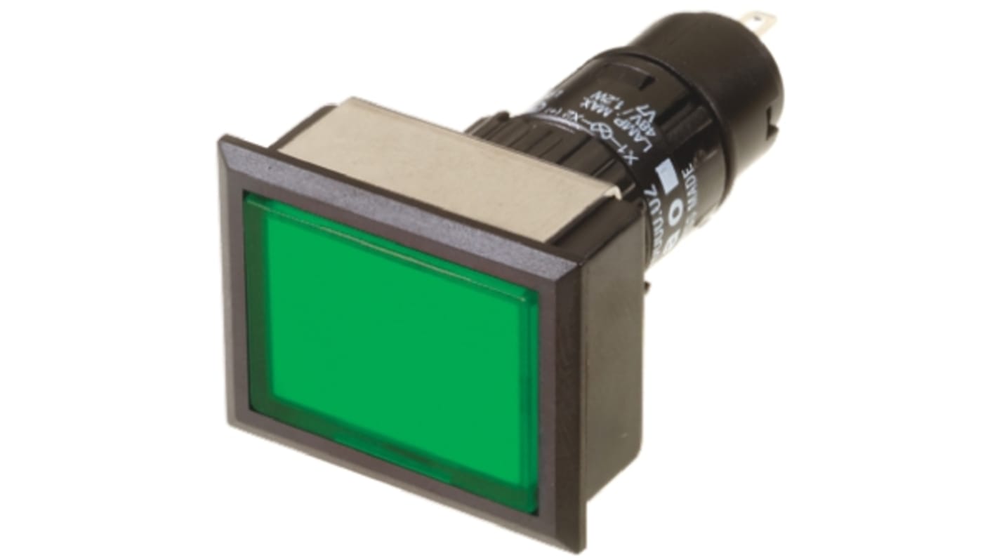 Attuatore pulsante tipo Instabile 71-611.0 + 61-9681.5 + 61-9931.0 EAO, Verde