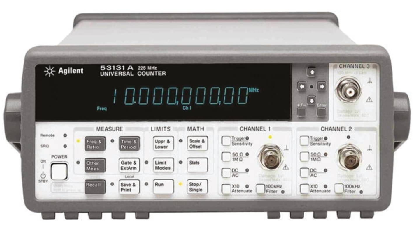 Fréquencemètre, Keysight Technologies, 53181A-000, 225MHz, 10 Digit