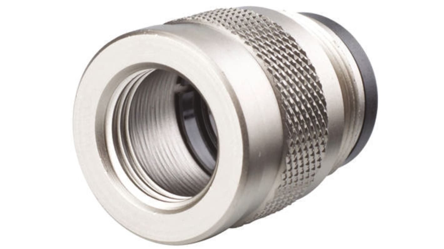 Amphenol 圆形连接器外壳, 铝合金外壳, 尺寸3, M20 x 1.5螺纹, 直向, ECTA 133系列