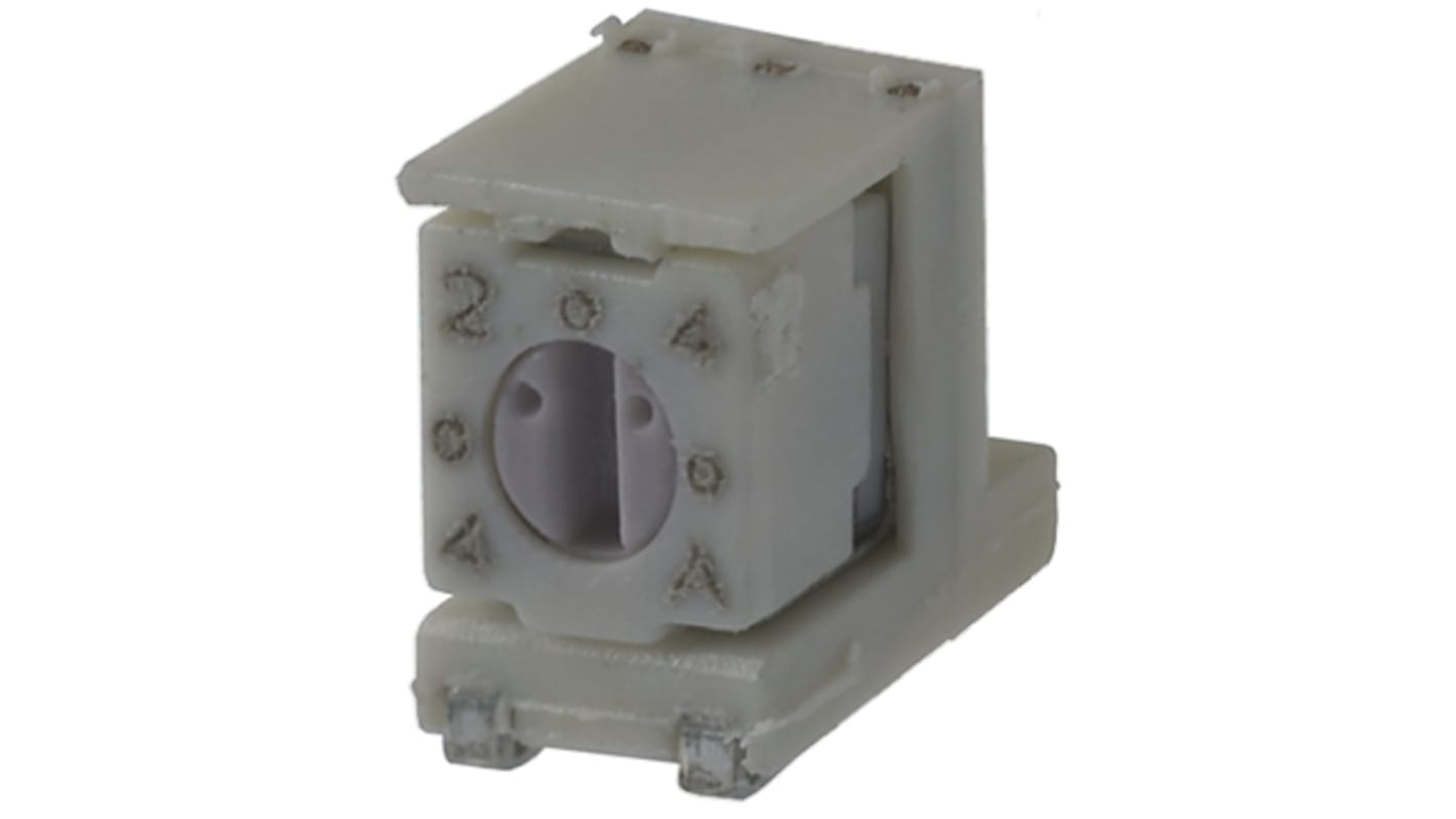 Bourns 3313 1-Gang SMD Trimmer-Potentiometer, Seitliche Einstellung, 50kΩ, ±20%, 0.125W, J-Schraubkloben, L. 3.61mm