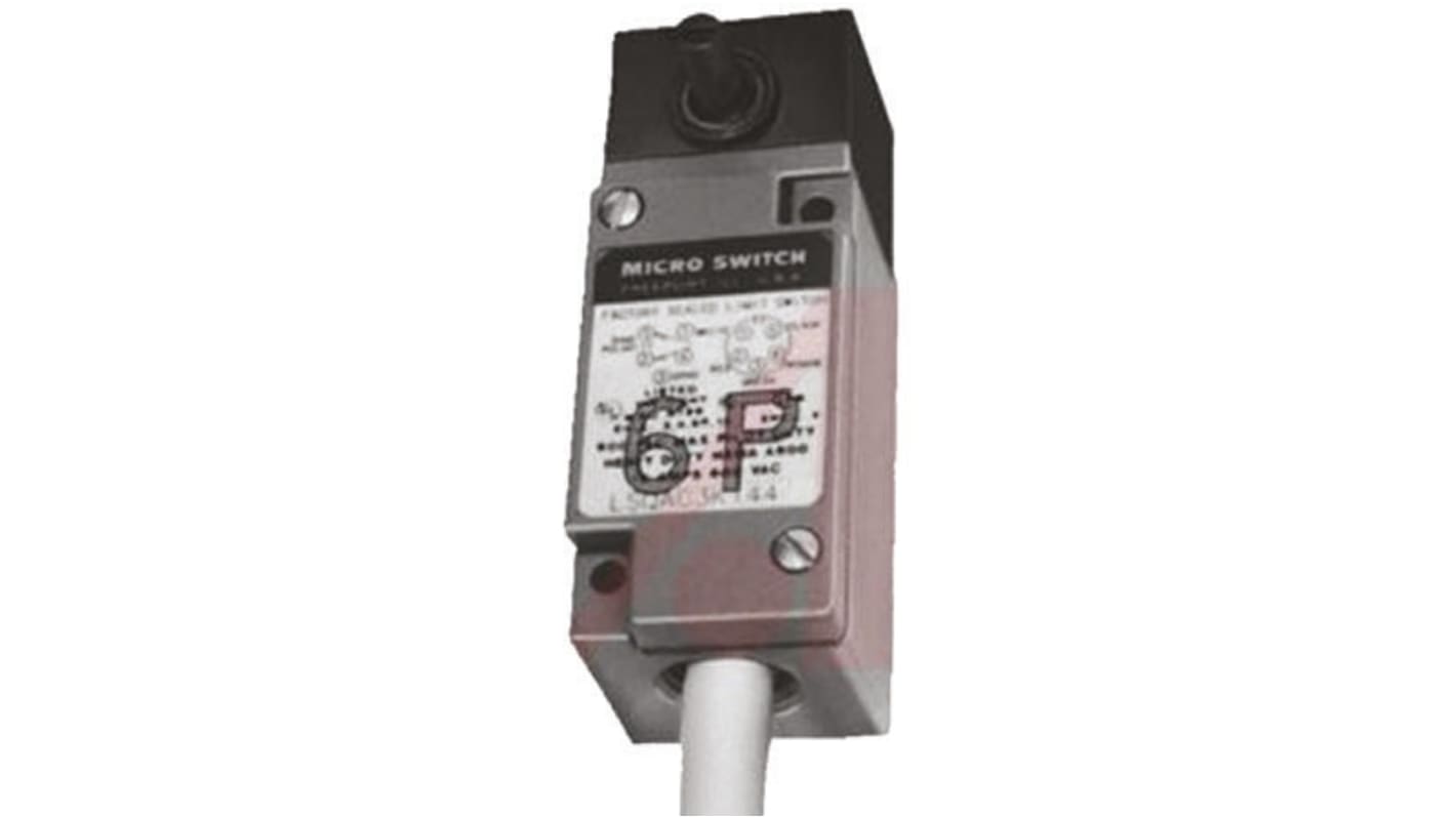 Honeywell HDLS Series Limit Switch, NO/NC, IP67, SPDT, Die Cast Zinc Housing, 600V ac Max, 10A Max