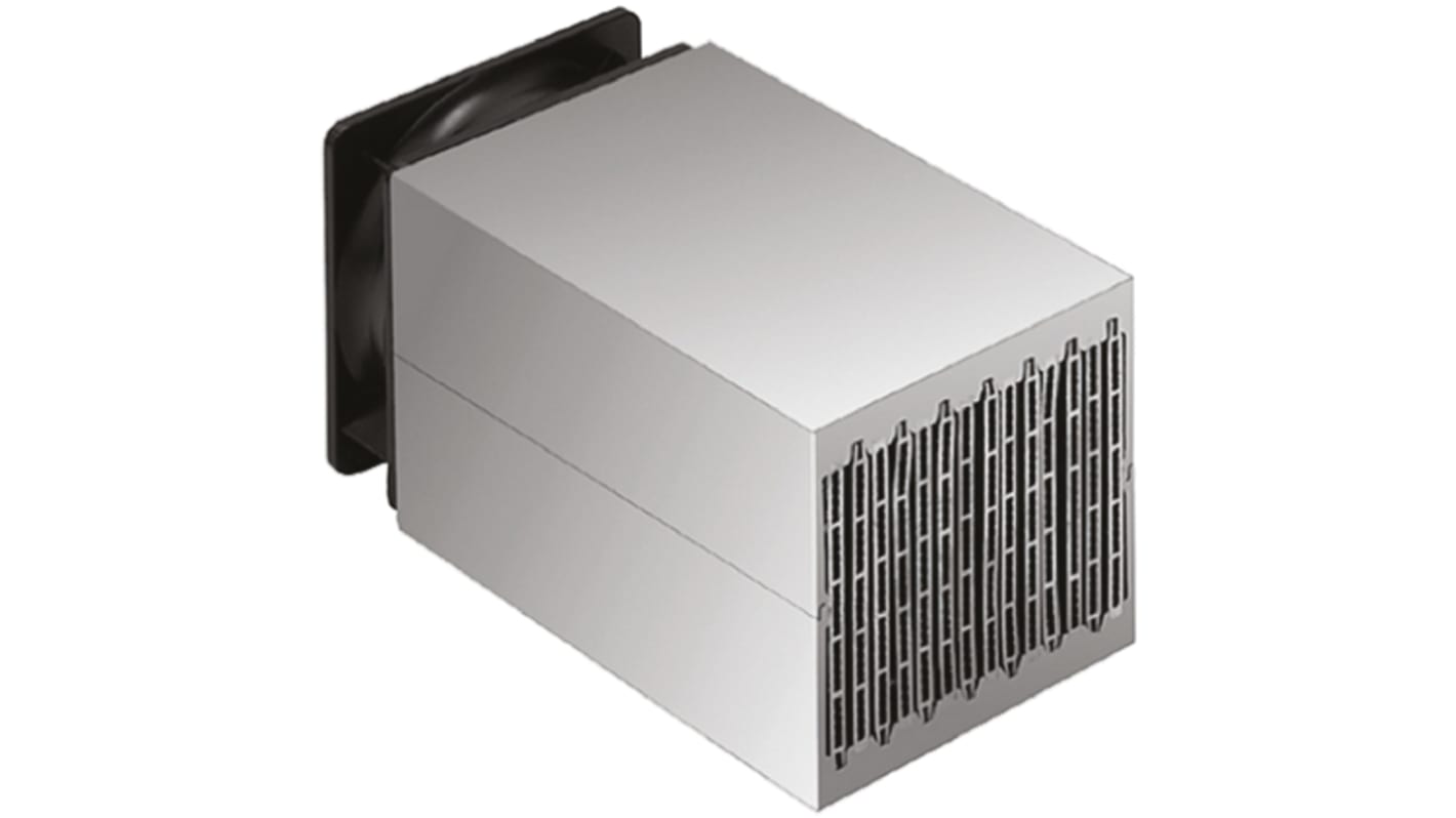 Fischer Elektronik Heatsink, Universal Rectangular Alu with fan, 0.09K/W, 150 x 122 x 120mm