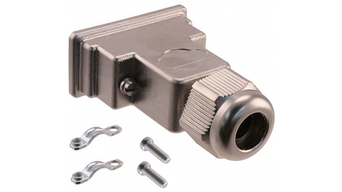 HARTING 9针D-Sub外壳, 聚合物壳体, 直向, E尺寸, D-sub Waterproof系列