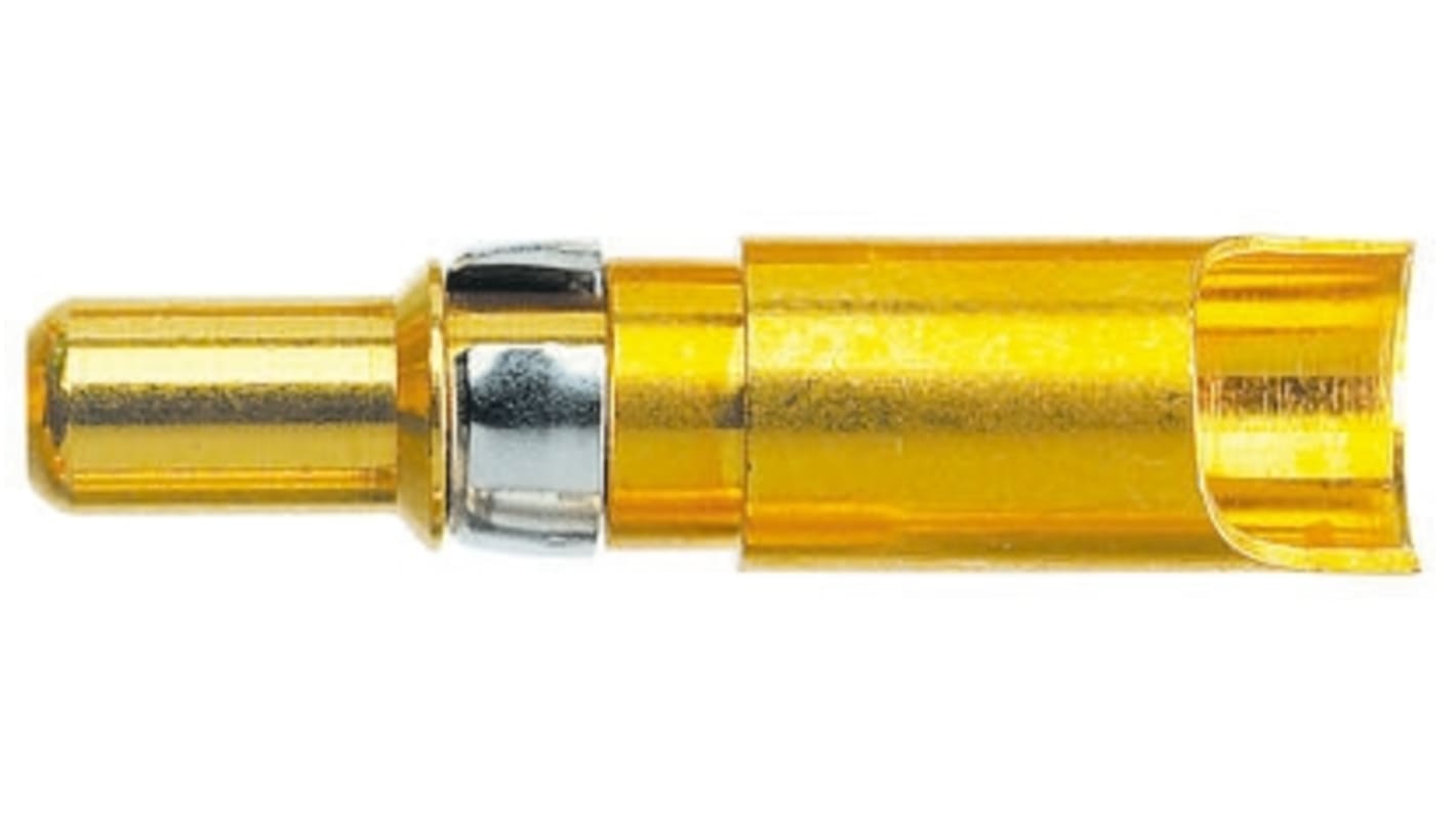 Harting, D-Sub Mixed Series, Male Solder D-Sub Connector Power Contact, Gold Power, 12 → 10 AWG