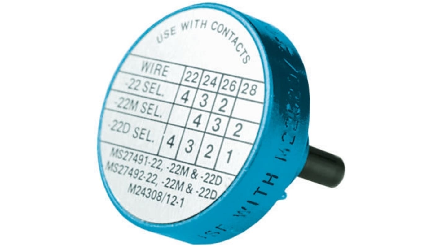 Harting Crimpmatrize, 28AWG / 18AWG max., Typ D-Sub-M