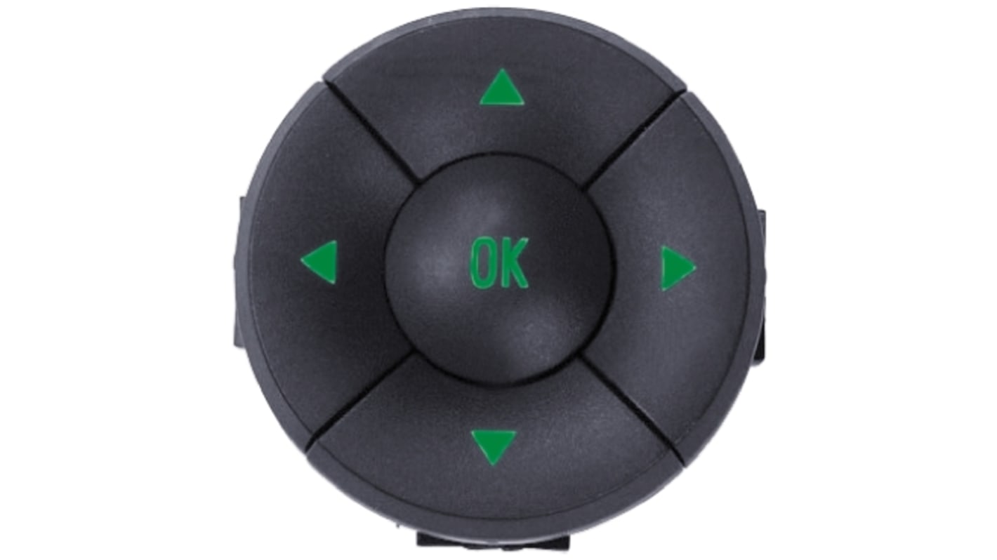 IP67 Green Tact Switch Kit, SPST 50 mA @ 24 V dc