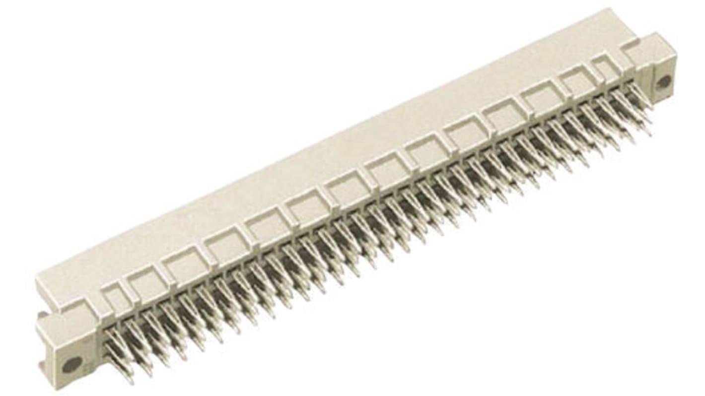 Harting 96 Way 2.54mm Pitch, Type R Class C2, 3 Row, Straight DIN 41612 Connector, Plug