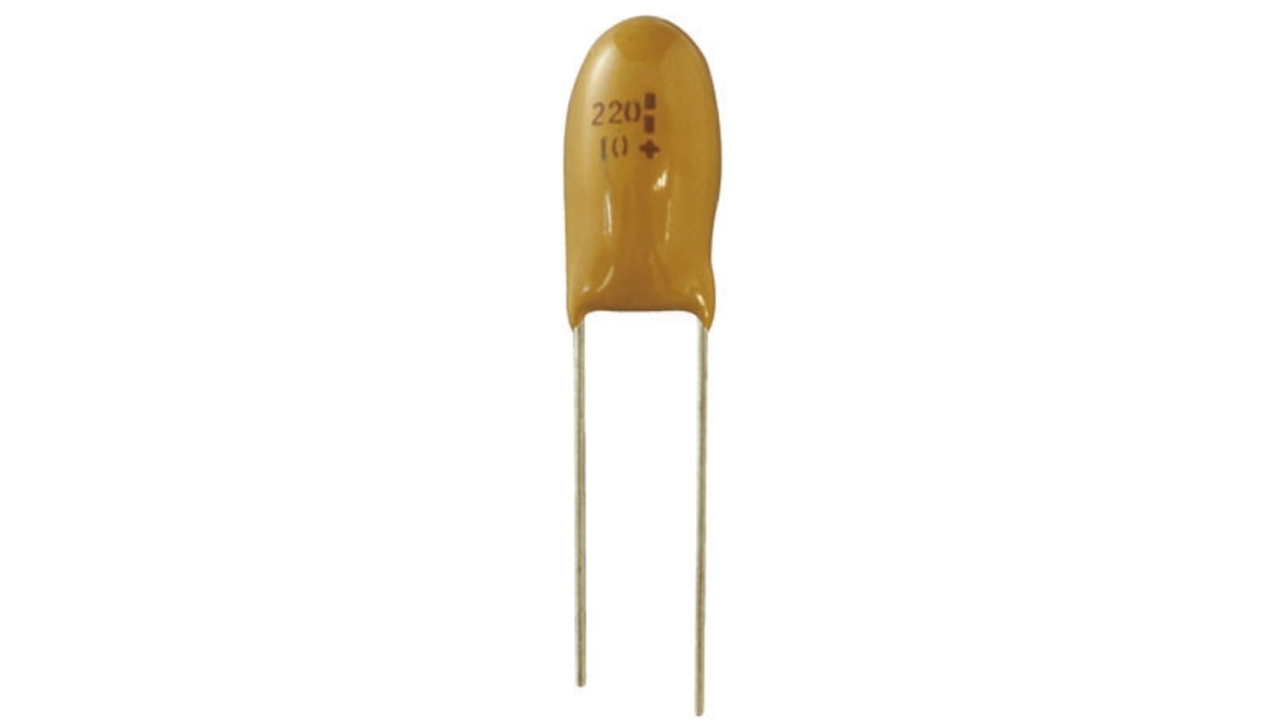 TANCAP TECHNOLOGY 1μF Electrolytic Tantalum Capacitor 25V dc, TBM Series