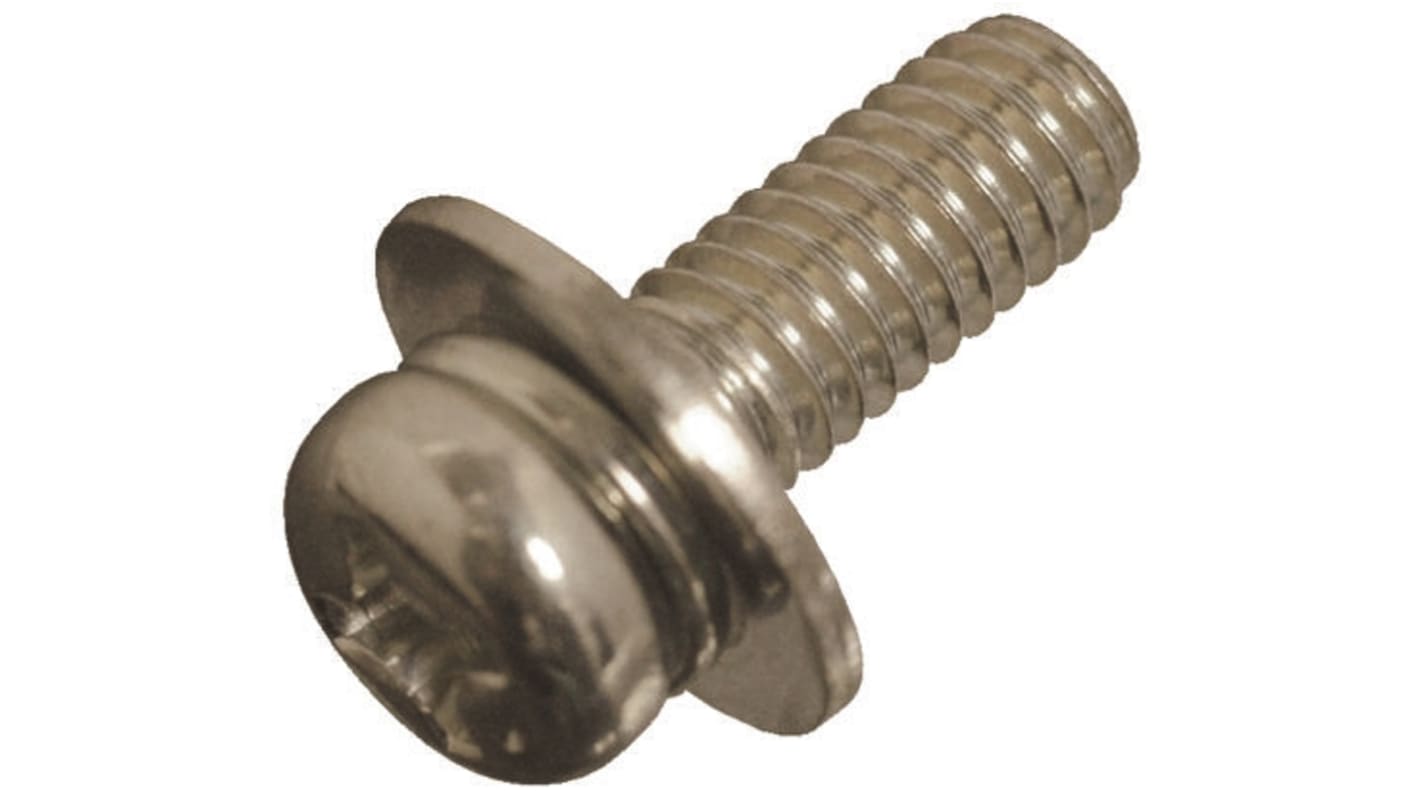 八幡ねじ セムスねじ, 長さ：6mm, M2, なべ形, P-3 3MC 2X6