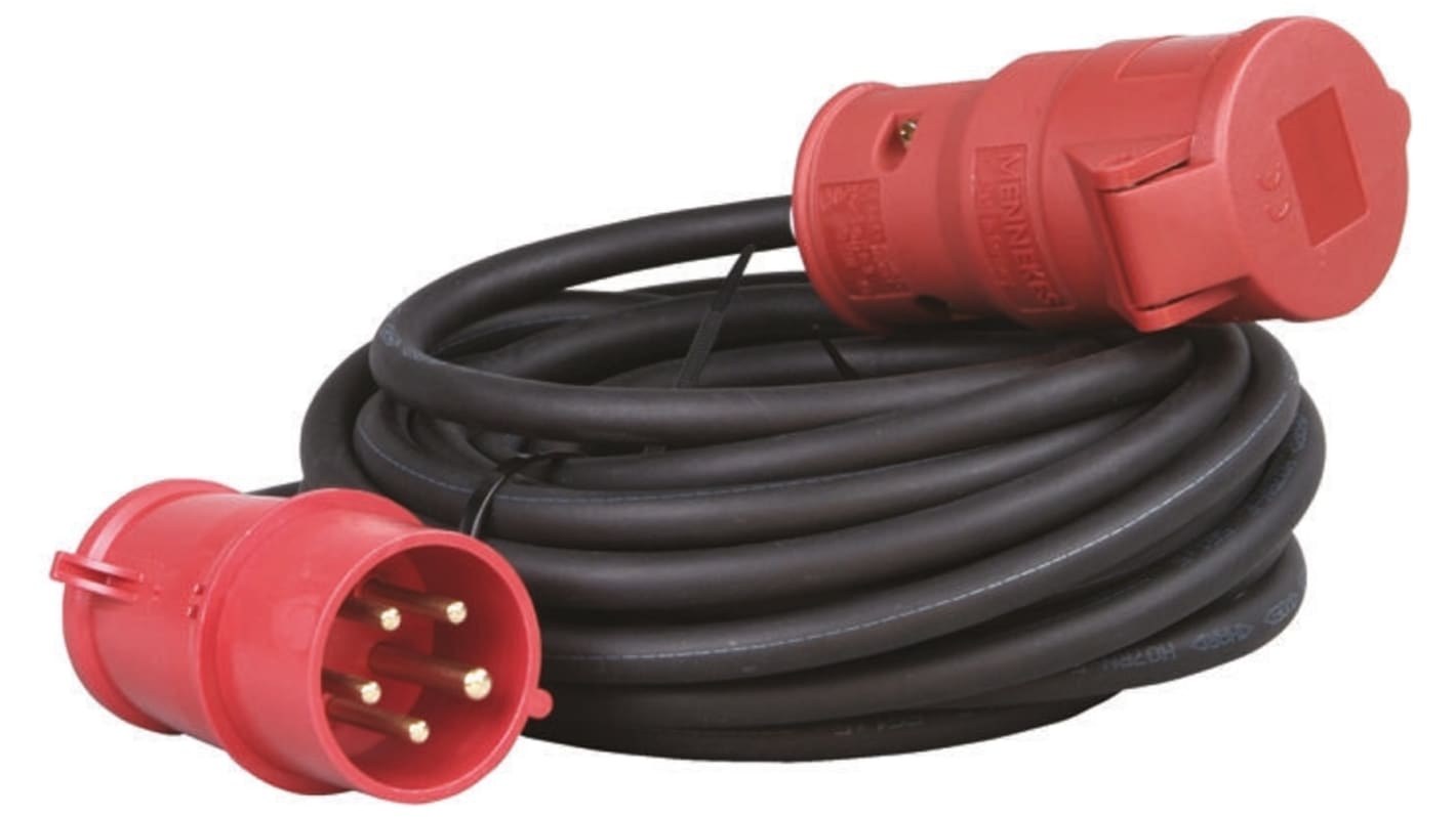 Kopp 10m 1 Socket CEE Extension Lead, 400 V ac