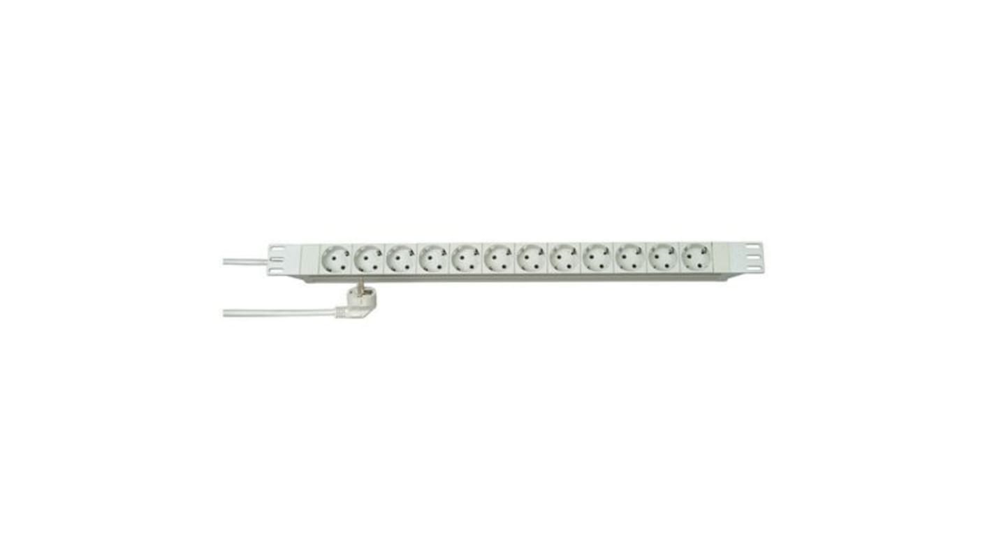 Rallonge électrique Kopp 2m, 12 prises Type F - Schuko allemand 16A