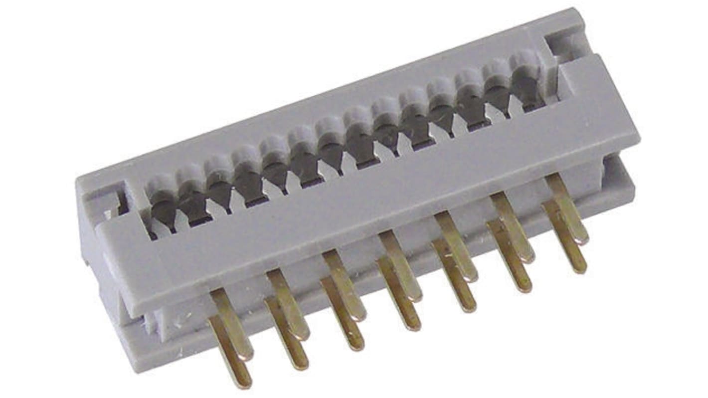 Connecteur IDC Harting Mâle, 64 contacts, 2 rangées, pas 2.54mm, Montage sur câble, série SEK-18