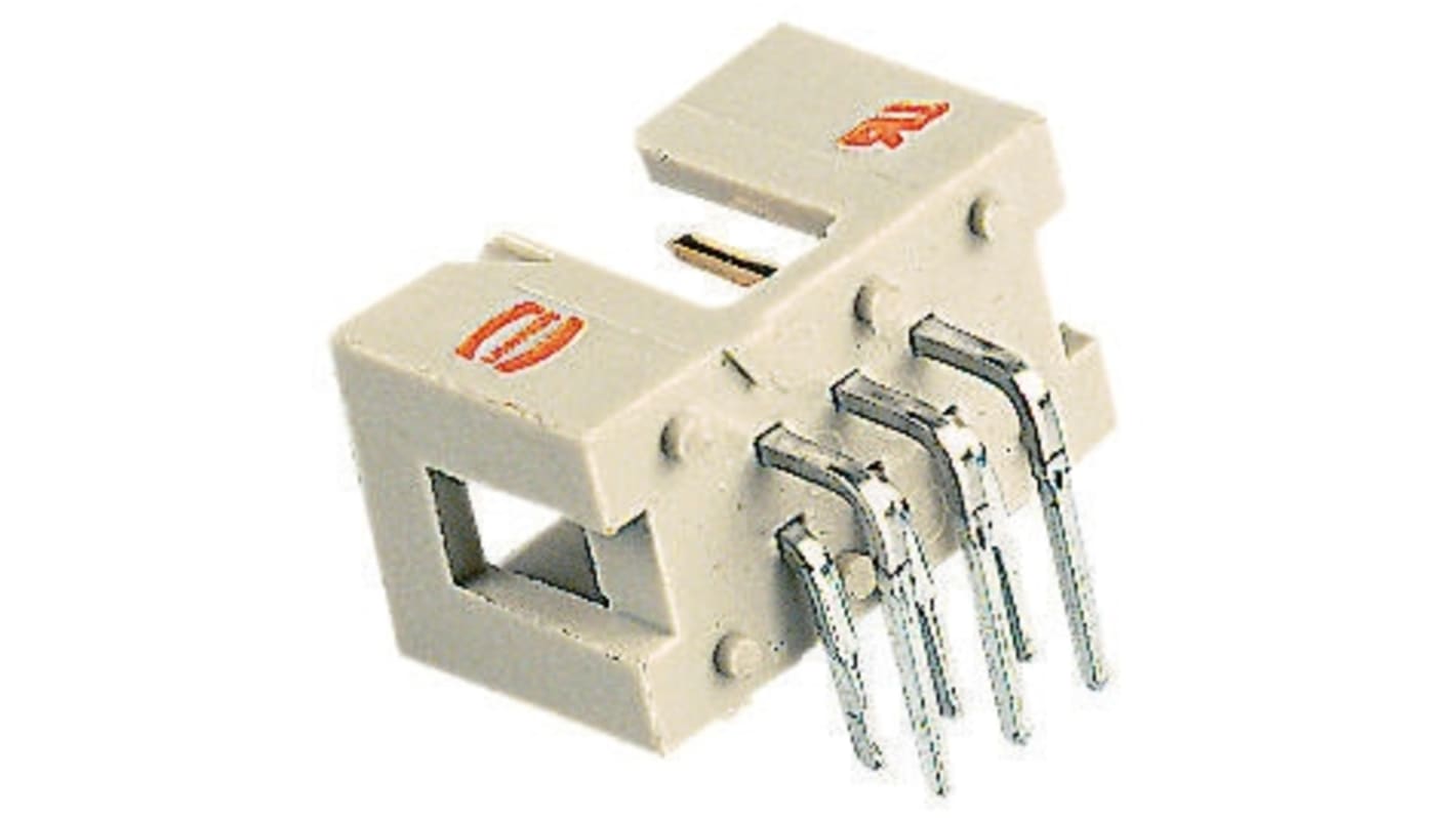 Wtyk PCB 10-pinowe raster: 2.54mm 2-rzędowe HARTING Przewlekany 1.0A