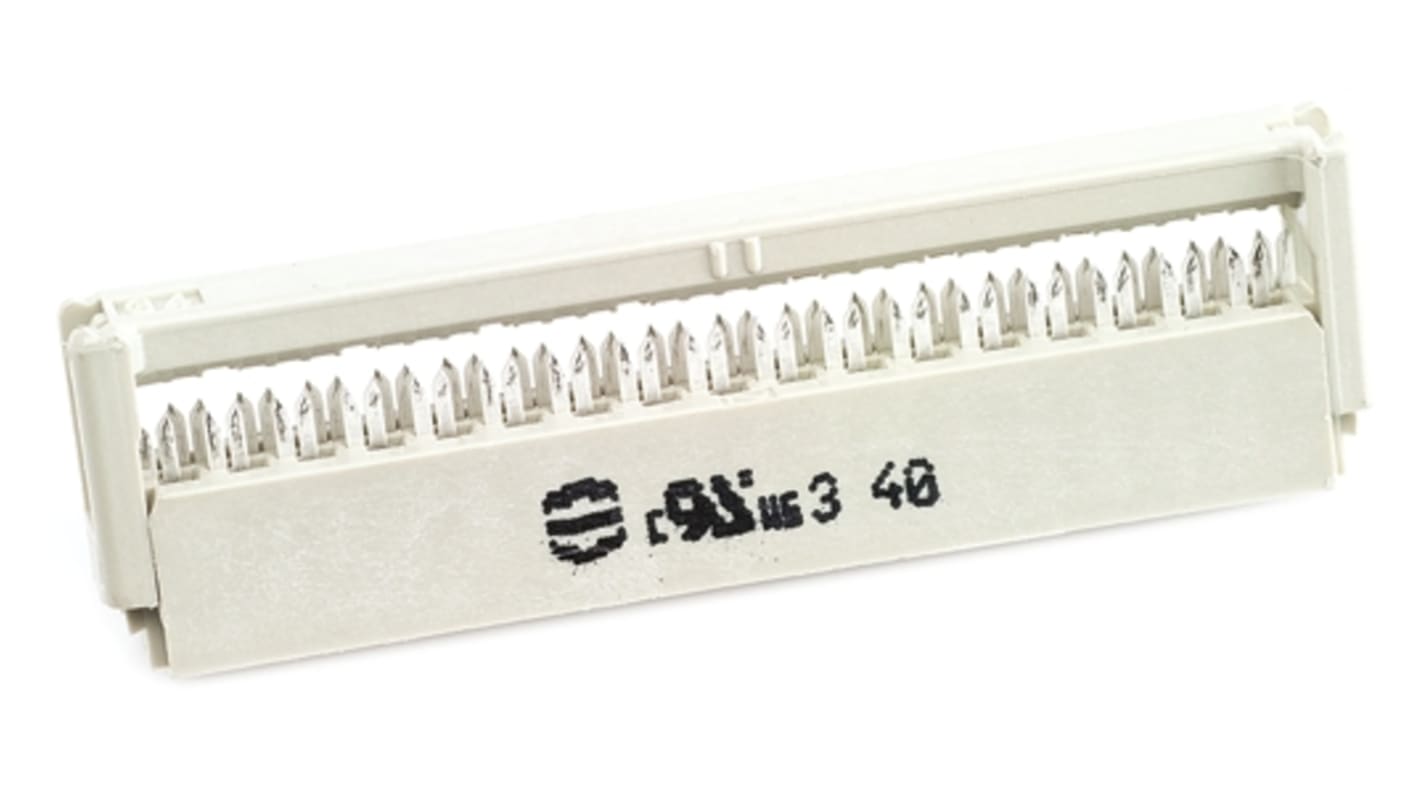 HARTING IDC连接器, 母座, 34p, 2.54mm间距, 2排, 电缆安装, IDC端接, 直角, SEK-18系列