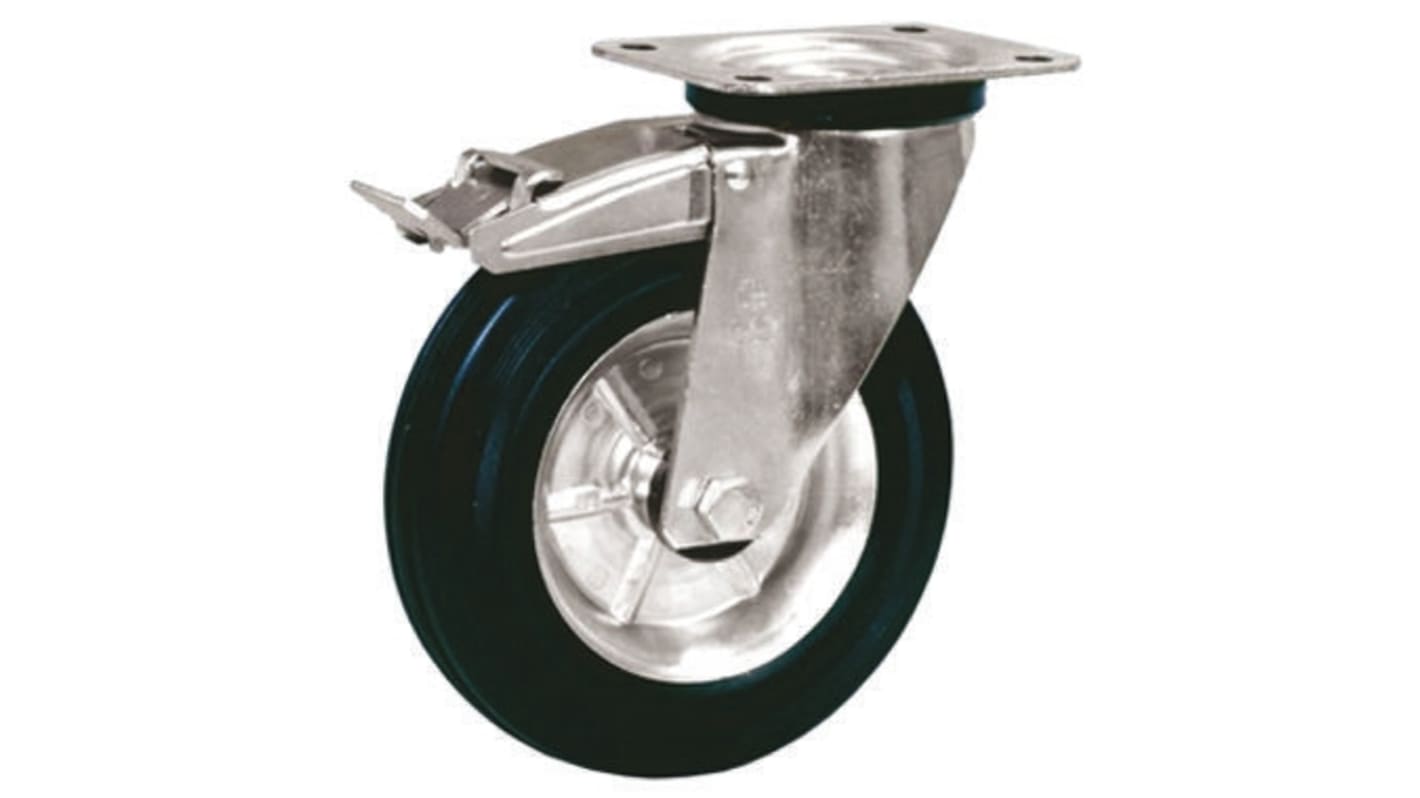 Rueda giratoria con freno LAG, Ø de rueda 80mm, para uso intermedio hasta 60kg