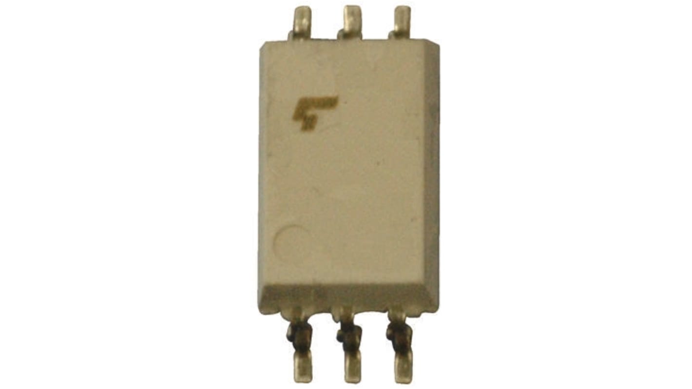 Toshiba, TLP715F(D4,F) DC Input Optocoupler, Surface Mount, 6-Pin PDIP