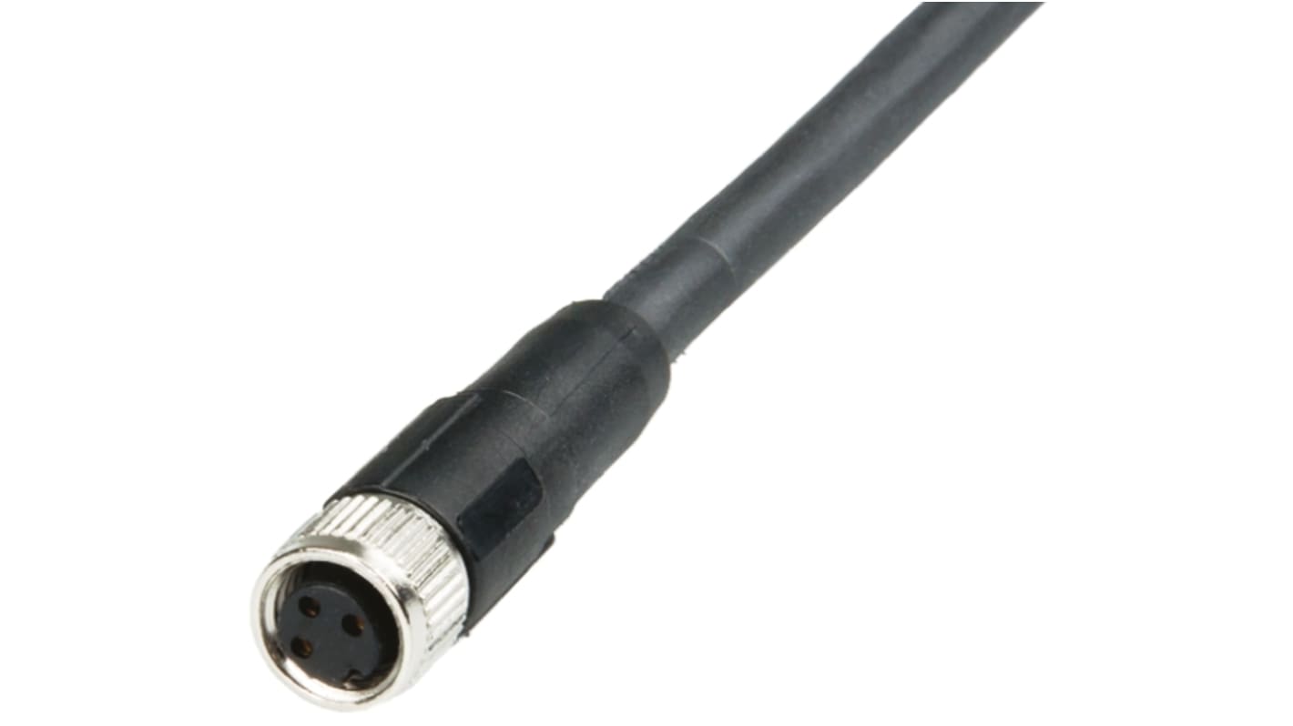 Cavo sensore/attuatore Telemecanique Sensors 3 cond. Circolare da 1/2 poll. Femmina / Senza terminazione, Ø 5.2mm, L. 5m