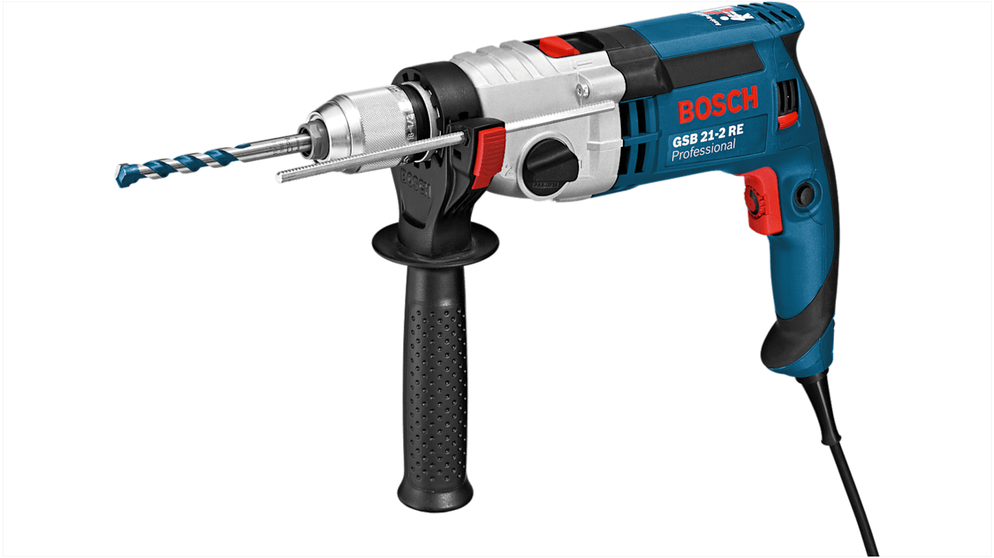 Bosch GSB 21-2 RE Netz Bohrhammer 240V Bürstenmotor 1.1kW