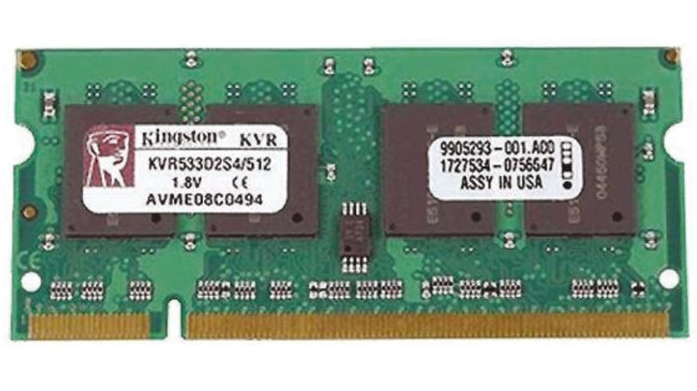 Kingston 512 MB DDR2 Laptop RAM, 533MHz, SODIMM, 1.8V