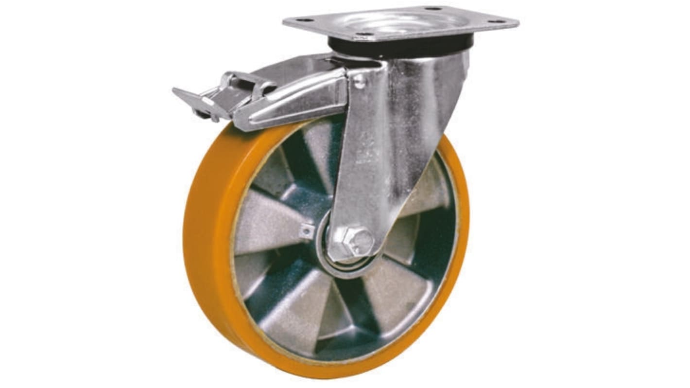 LAG Braked Swivel Castor Wheel, 300kg Capacity, 160mm Wheel