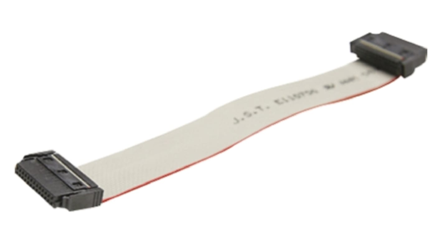 ERNI Flat Ribbon Cable, 68-Way, 1.27mm Pitch, 300mm Length, AU IDC to IDC