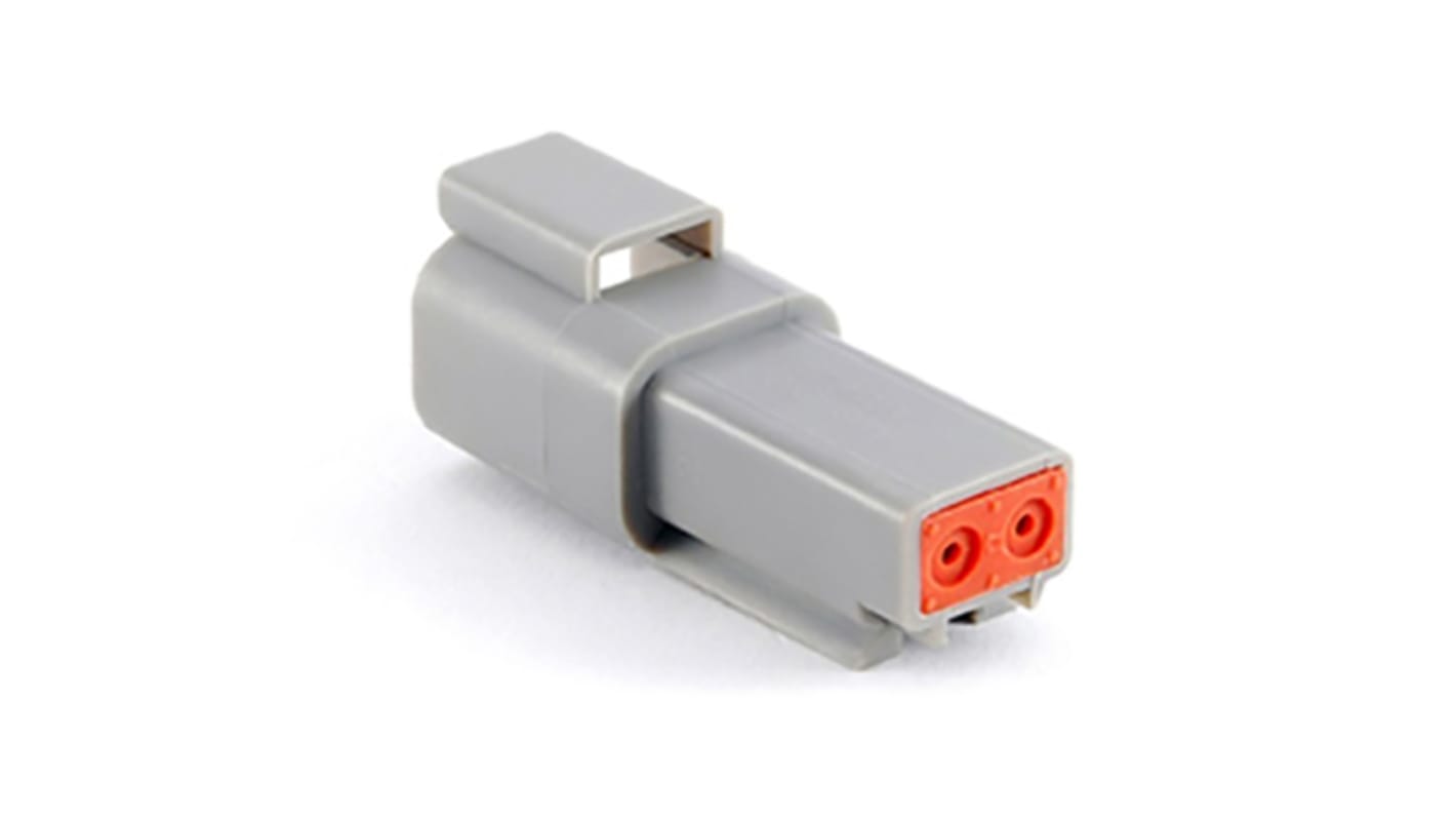 Amphenol Industrial, AT Automotive Connector Socket Green Cable Mount 2 Way AT04-2P