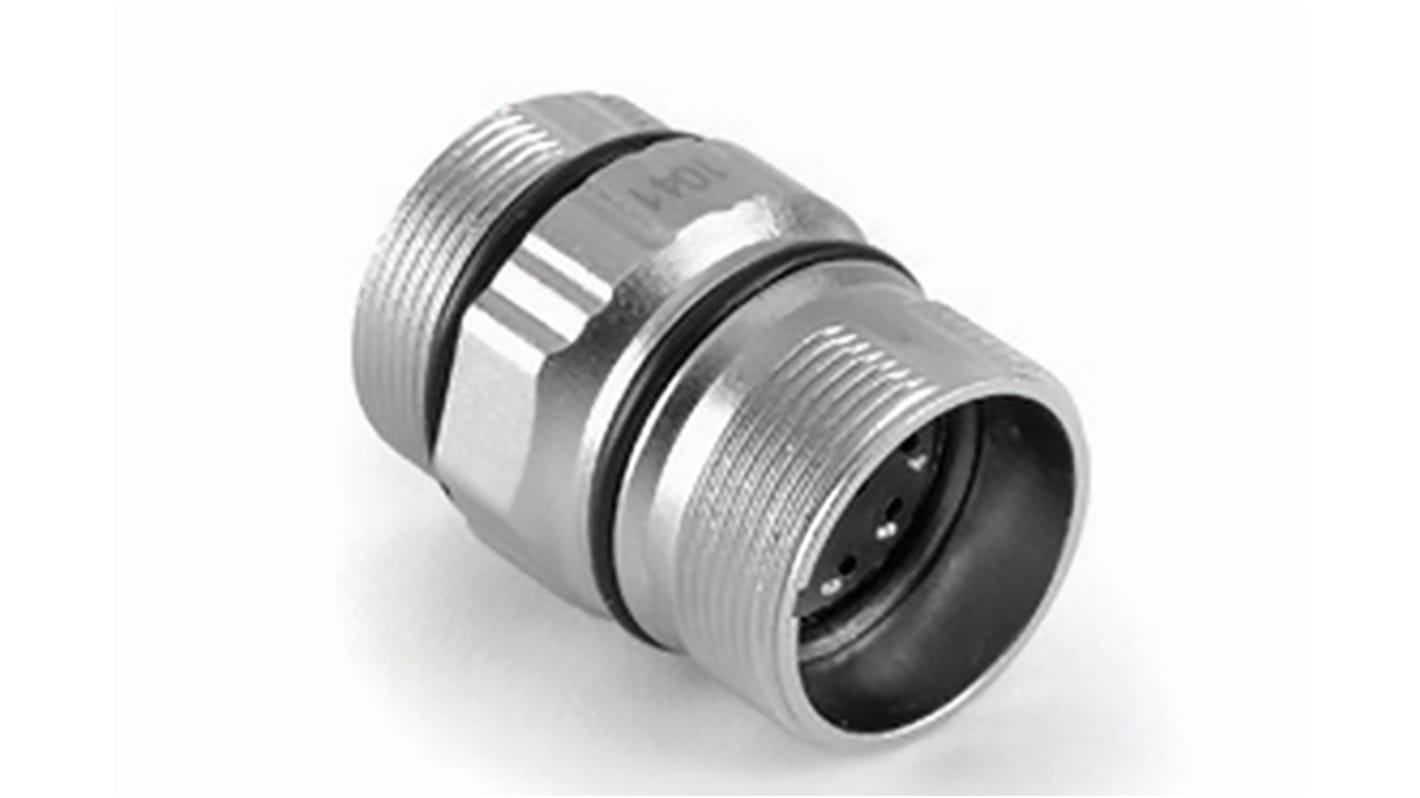 Amphenol Connector, 17 Contacts, Cable Mount, Socket, Male, IP67, MotionGrade M23 Series