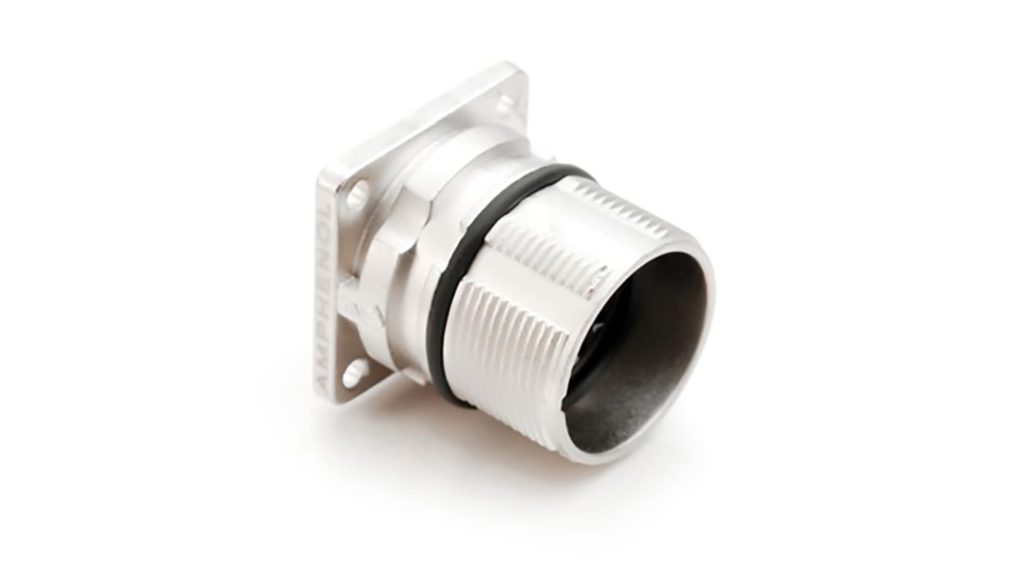 Amphenol Industrial M23圆形连接器插座, 12芯, 面板安装, 压接端接, 160.0 v, IP67, MotionGrade系列