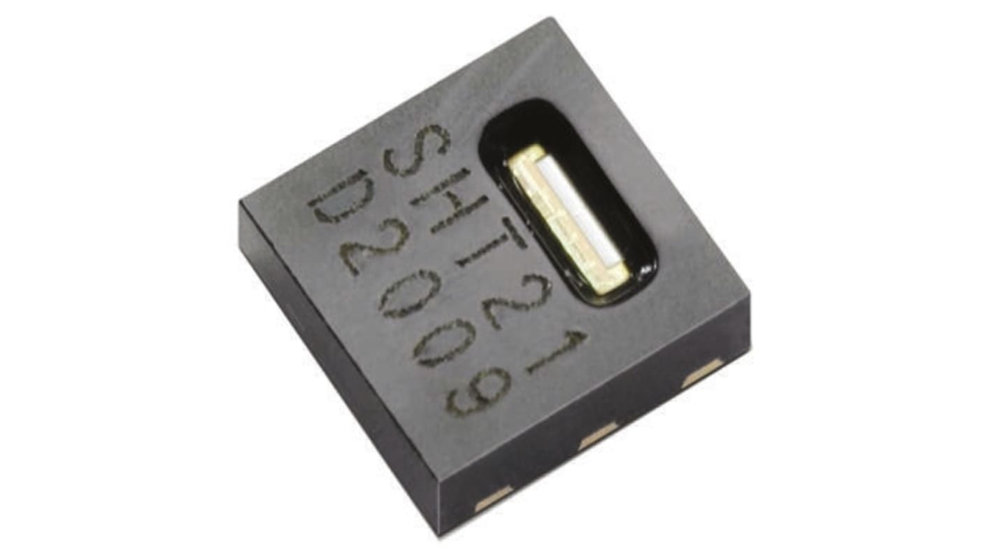 Sensirion 温度监控器芯片, ±0.3 °C, ±2%RH精度, 串行 - I2C接口, 6针, 数字输出, 贴片安装, 最高+125 °C, DFN