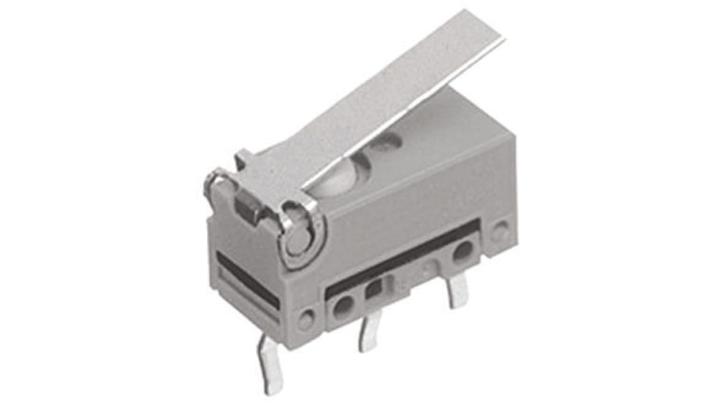 Panasonic Hinge Lever Micro Switch, Solder Terminal, 1 A @ 30 V dc, SP-CO, IP50