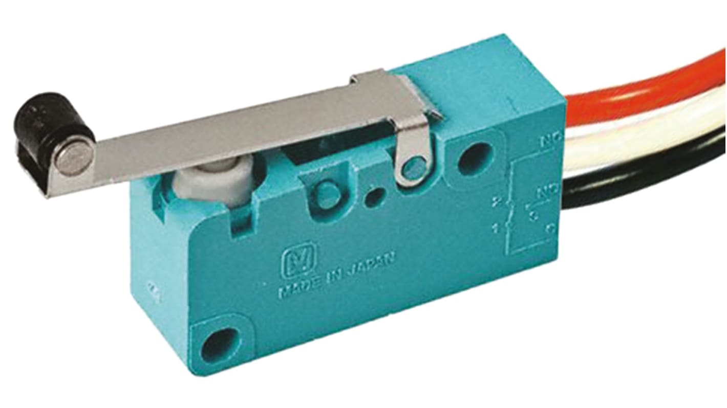 Microinterruttore, Panasonic, SP-CO, 5 A a 250 V c.a., IP67, pre-cablato