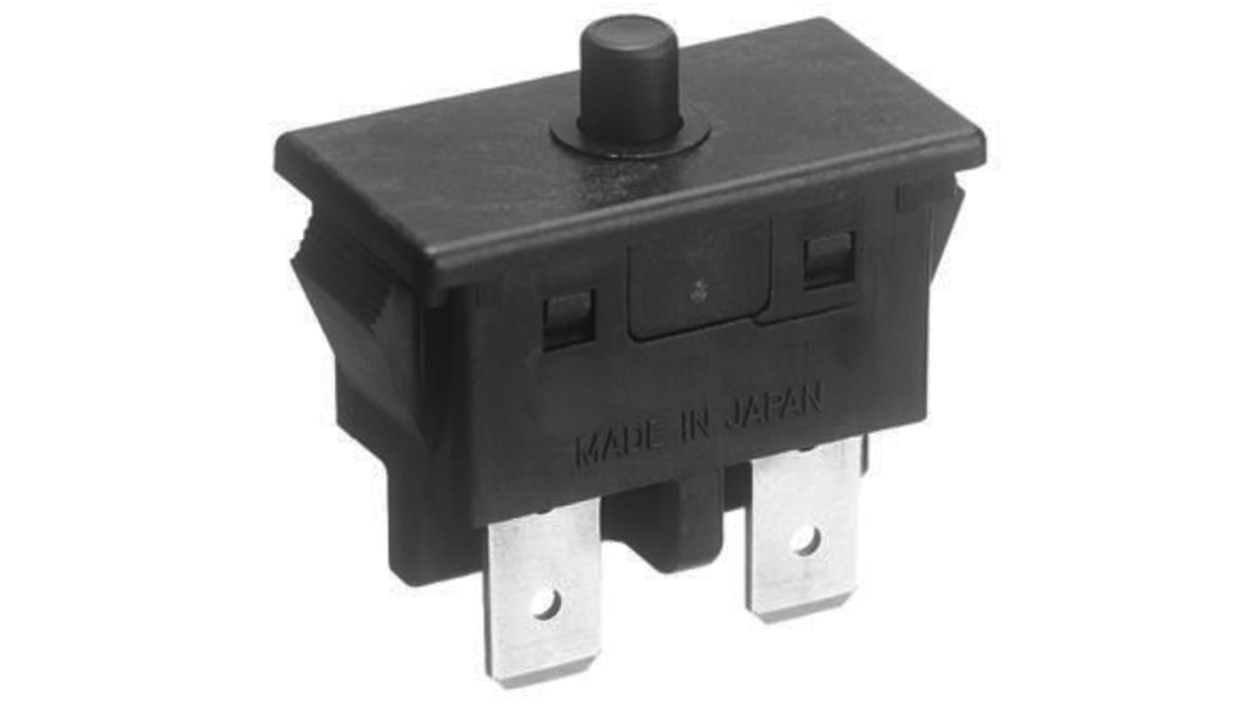 Panasonic Door Micro Switch, Plunger, DPDT-NO 10.1 A @ 250 V ac, -25 → +85°C