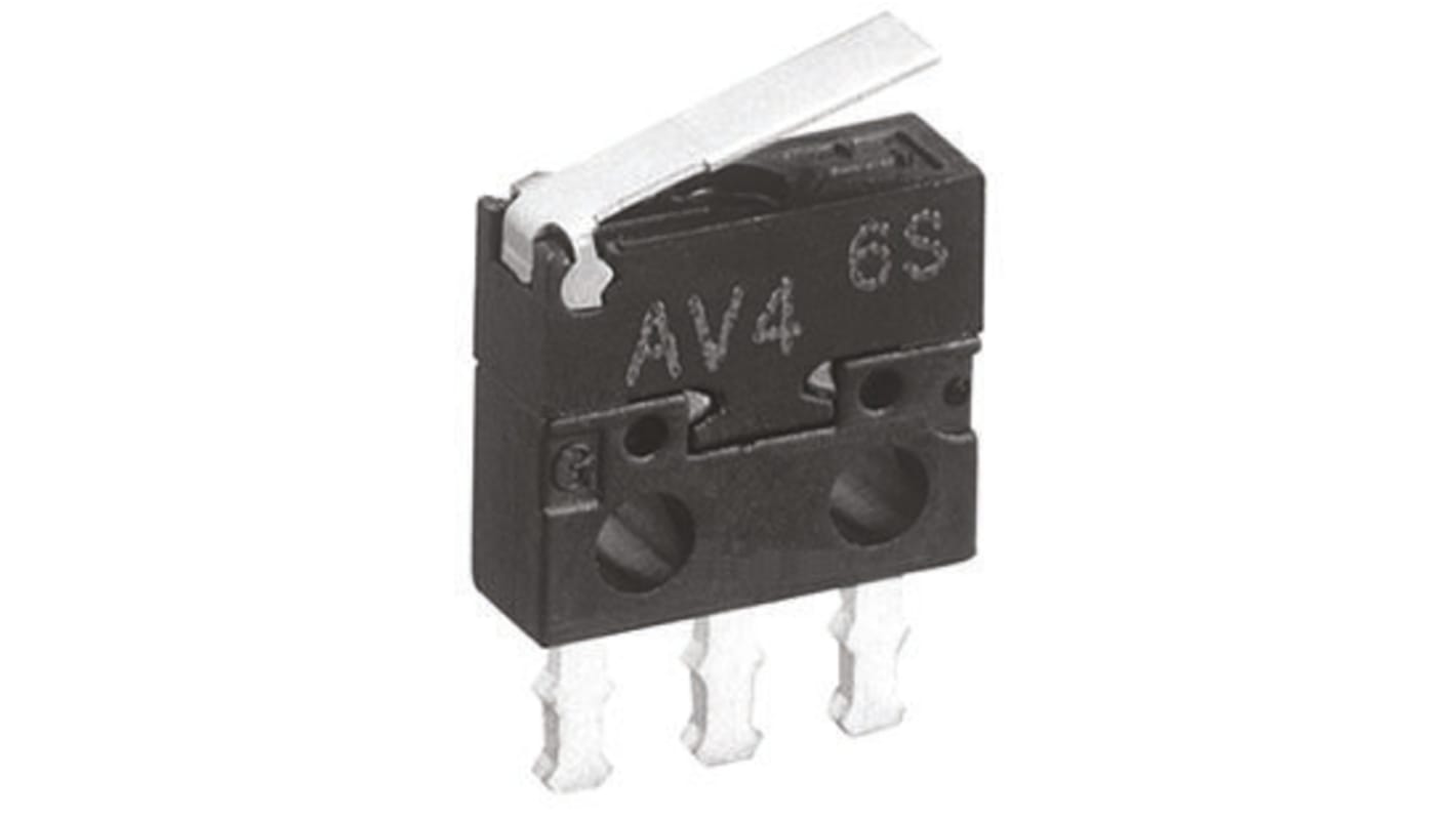 Microinterruttore, Panasonic, SP-CO, 500 mA a 30 V c.c., A saldare