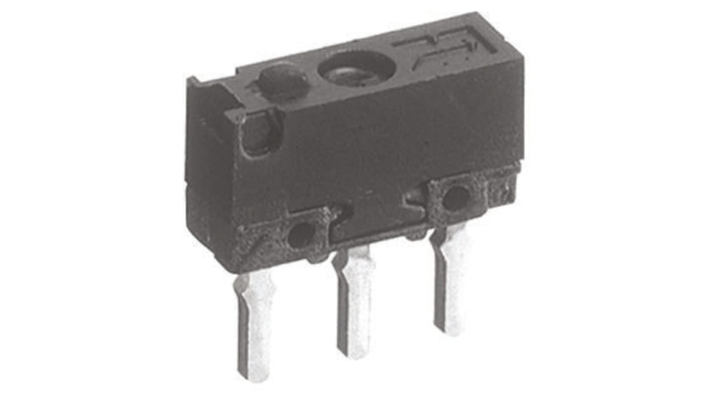 Panasonic Mikrokapcsoló, 500 mA 30 V DC esetén, működtető: Csapos merülőszelep, SP-CO