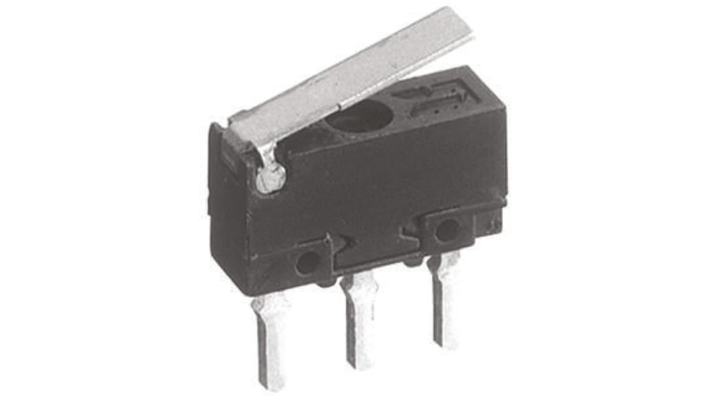 Microinterruptor, Palanca Articulada SP-CO 500 mA a 30 V dc
