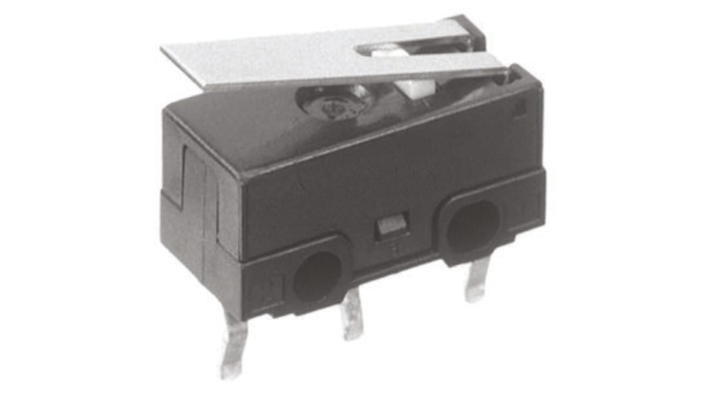 Microinterruptor, Palanca Articulada SP-CO 2 A a 30 V dc