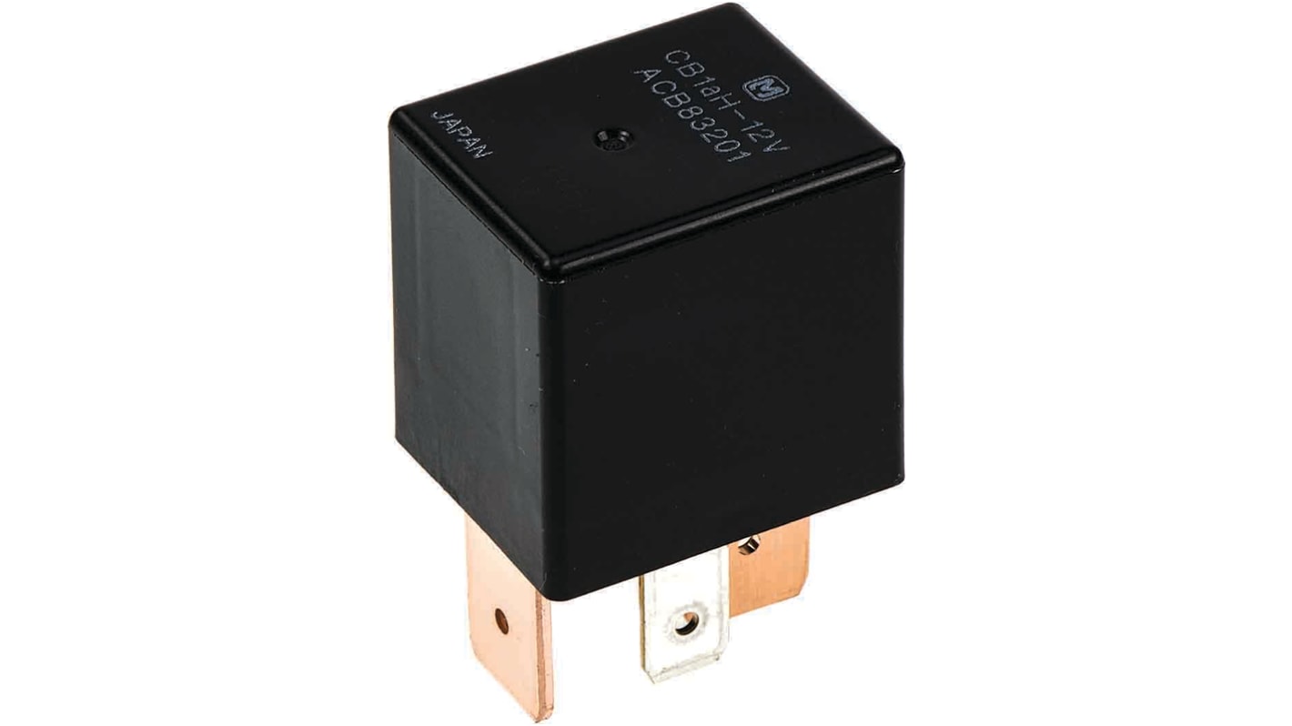 Panasonic PCB Mount Automotive Relay, 12V dc Coil, 40A Switching Current, SPDT