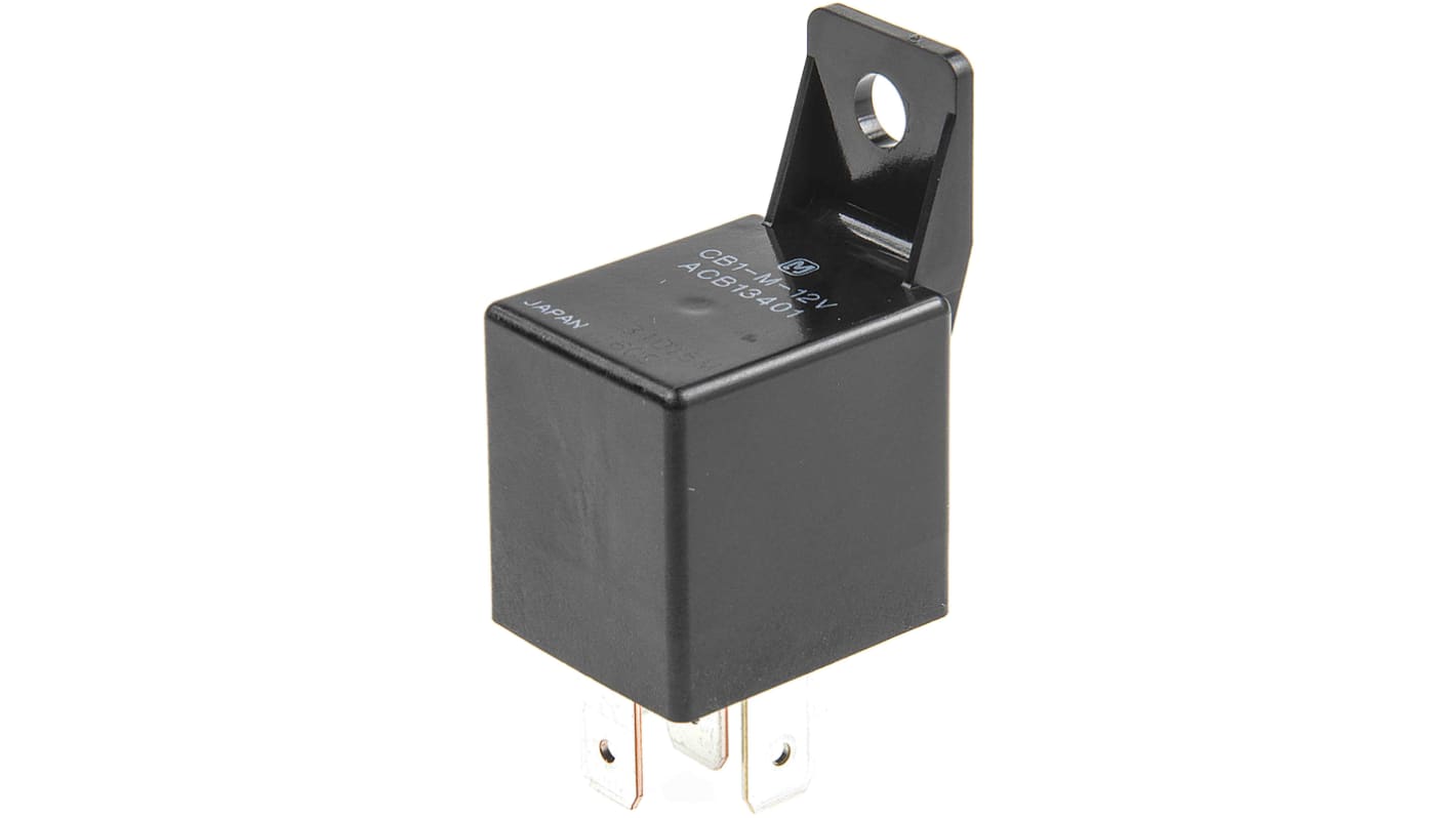 Panasonic PCB Mount Automotive Relay, 12V dc Coil Voltage, 40A Switching Current, SPDT