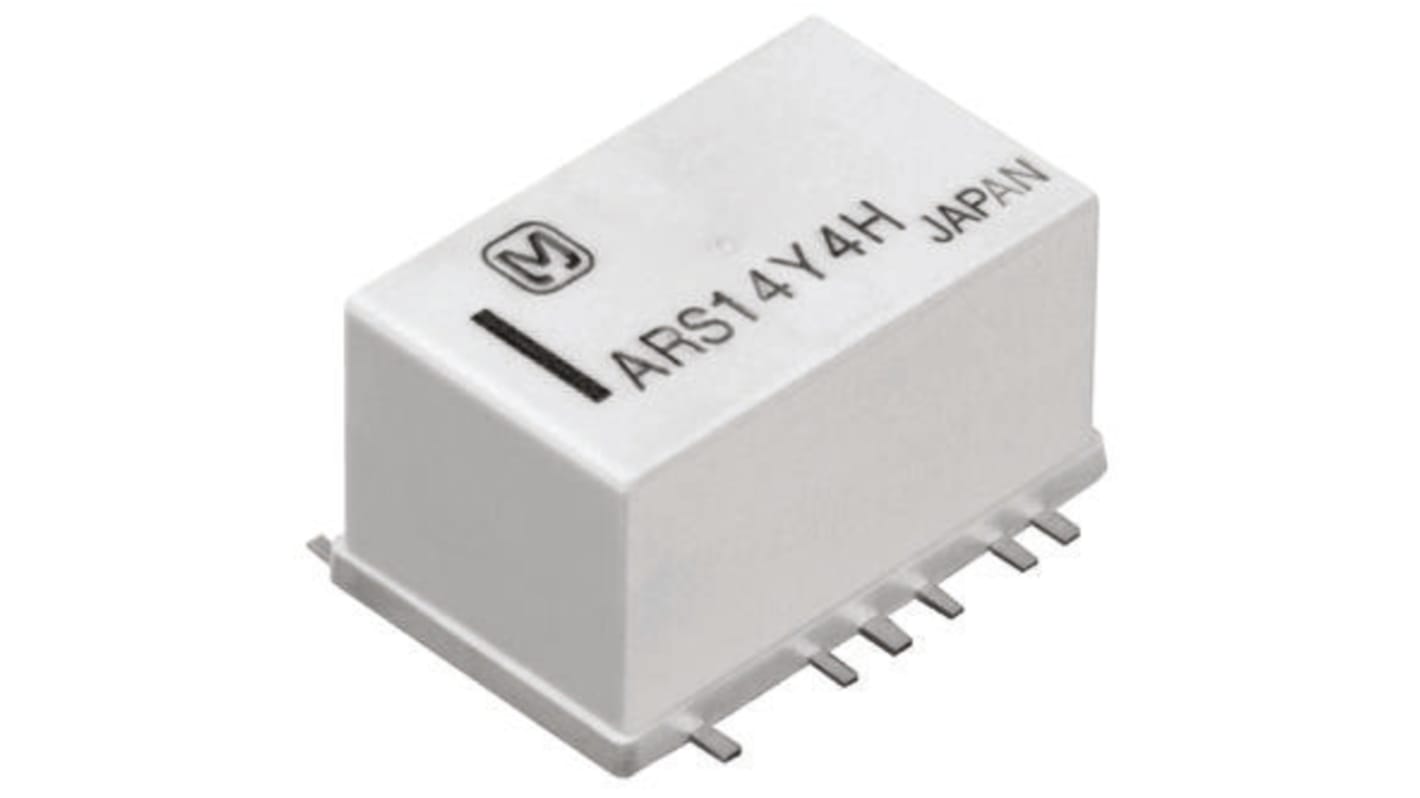 Panasonic PCB Mount High Frequency Relay, 12V dc Coil, 50Ω Impedance, 3GHz Max. Coil Freq., SPDT