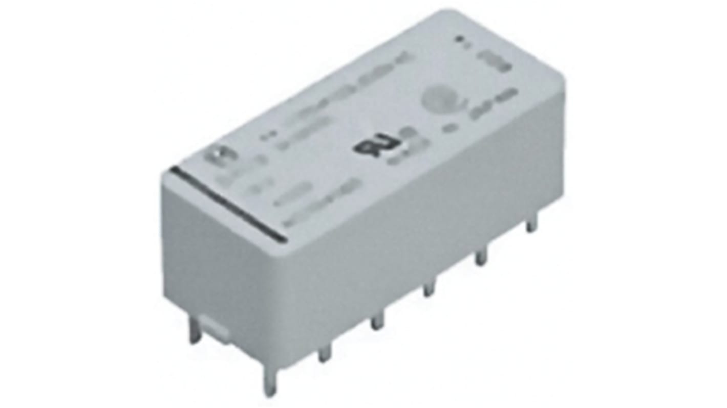 Panasonic 24V dc Spule 2-poliger Wechsler Printrelais 3A 2850Ω 202mW Bistabiles Relais